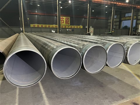 DN350內襯不銹鋼螺旋管