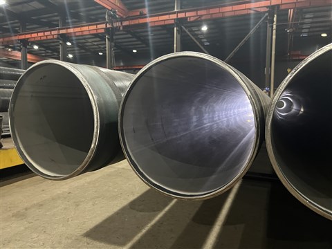 DN350內襯不銹鋼螺旋管